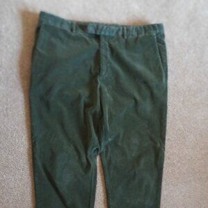 Boglioli Milano Men's Army Green Corduroy Pants(Size 52)